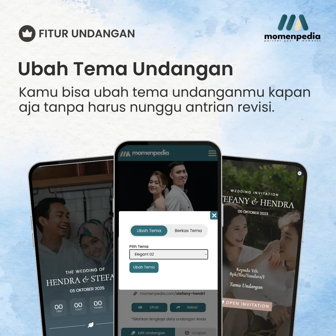 Fitur Ubah Tema - Momenpedia